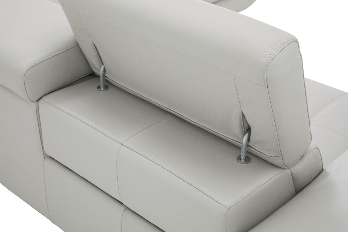 Annalaise Recliner Leather Sectional