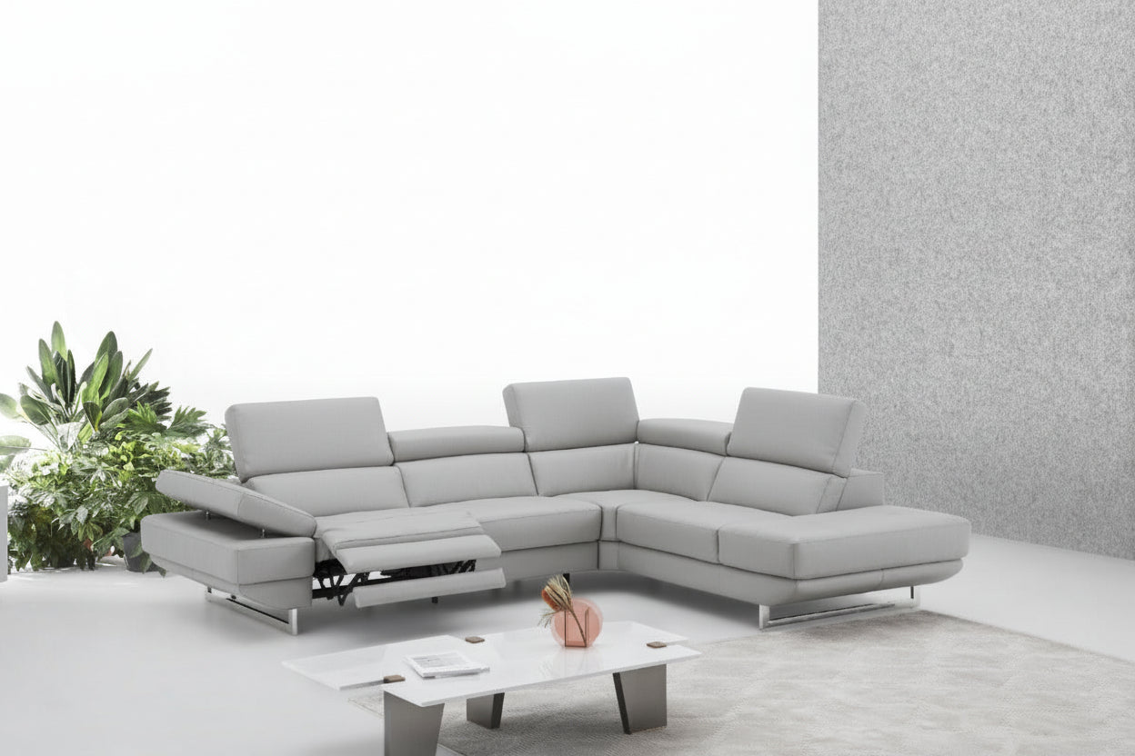 Annalaise Recliner Leather Sectional