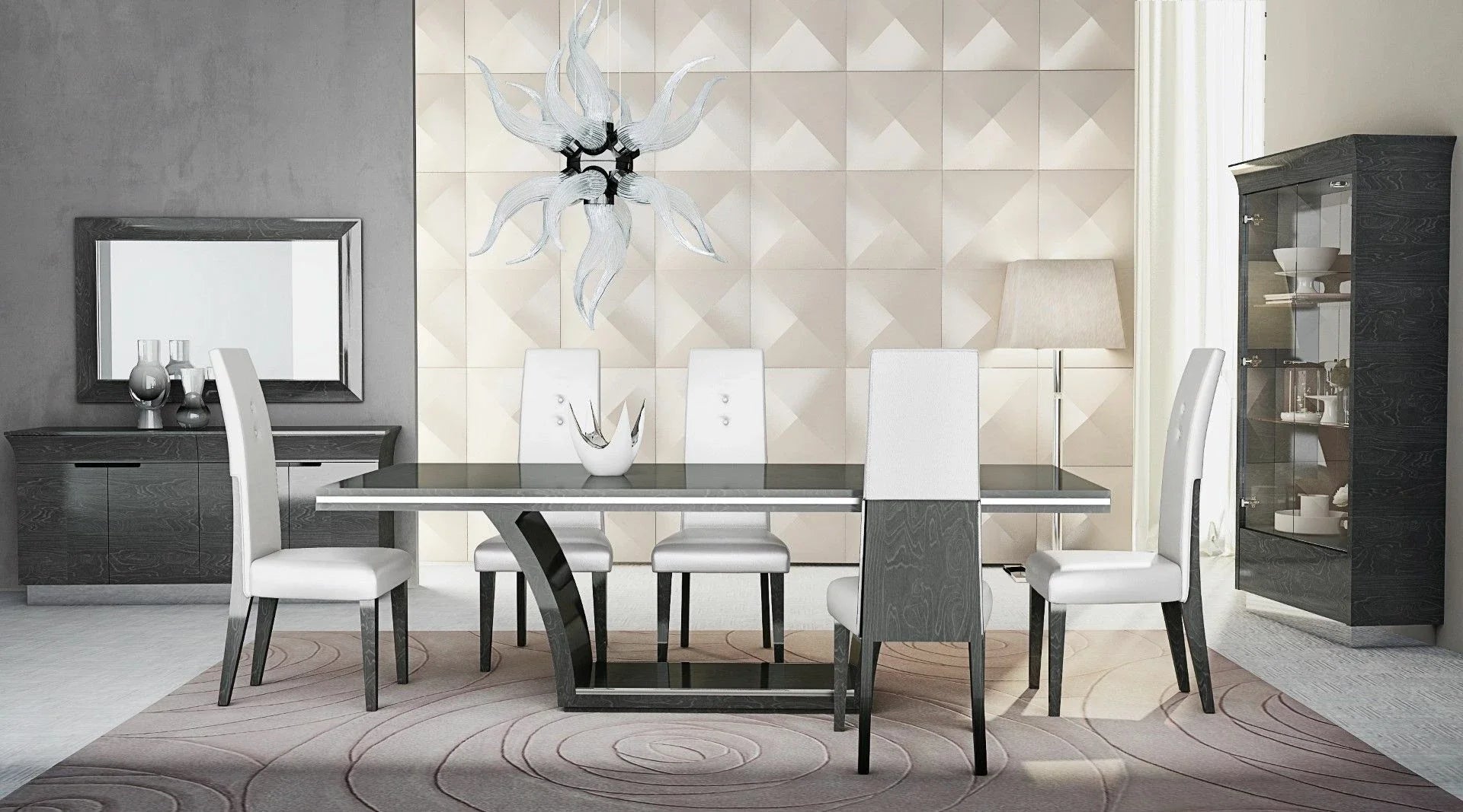 Ariana Extendable Dining Table, Gray | Creative Furniture