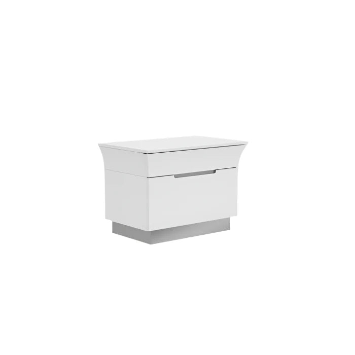 Ariana Nightstand, White High Gloss