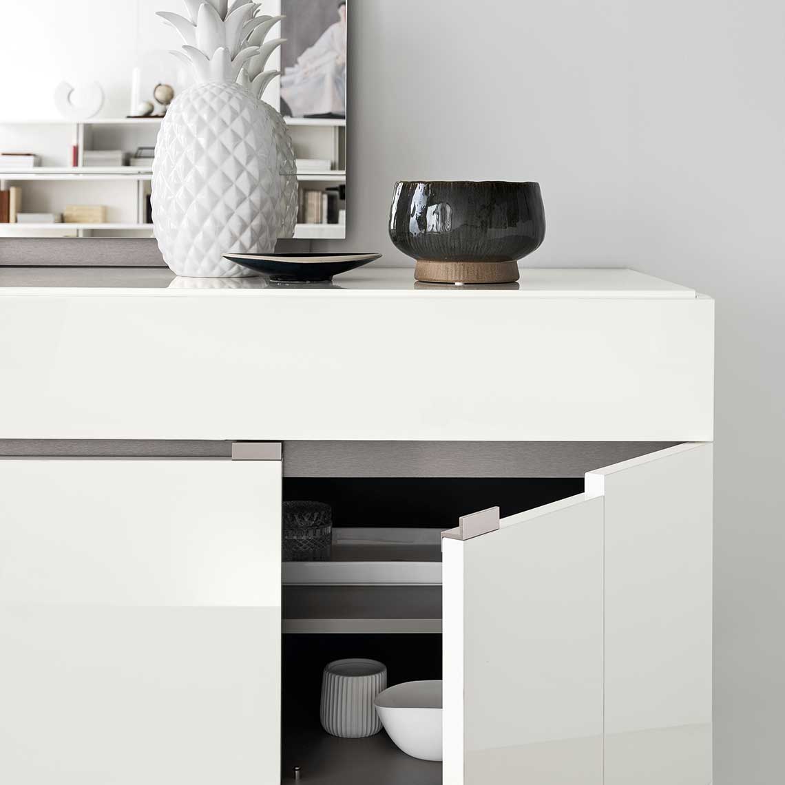 Artemide 3-Door Modern Buffet | ALF (+) DA FRE | Italian Dining Room Furniture