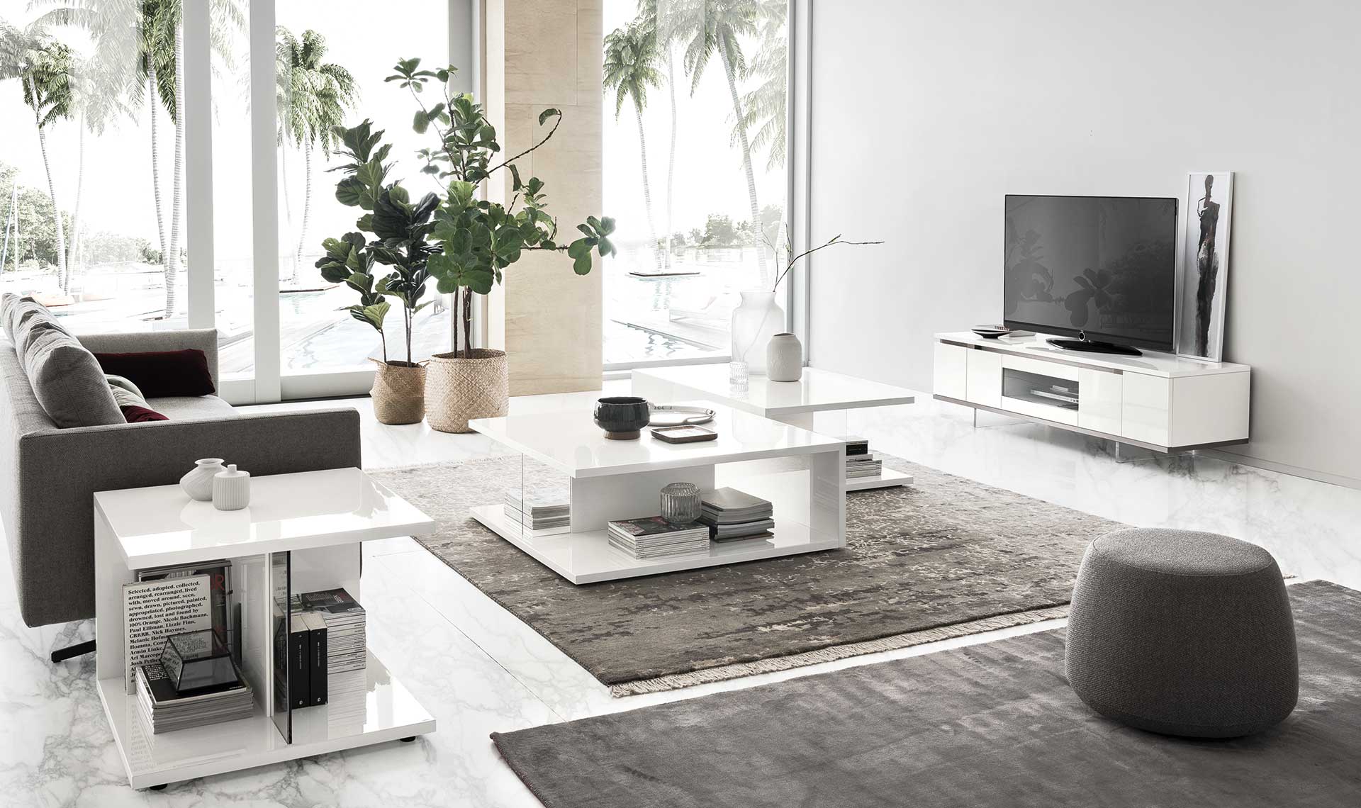 Artemide Rectangular Coffee Table | ALF (+) DA FRE