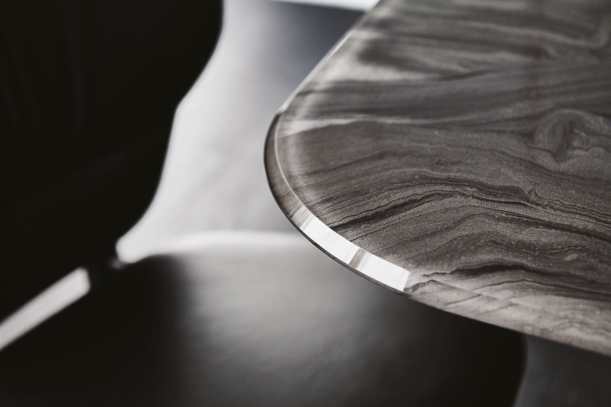 Atlantis Crystalart Dining Table with Rounded Corners