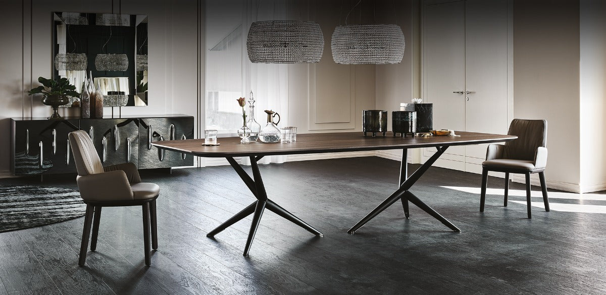 Atlantis Wood Dining Table with S top
