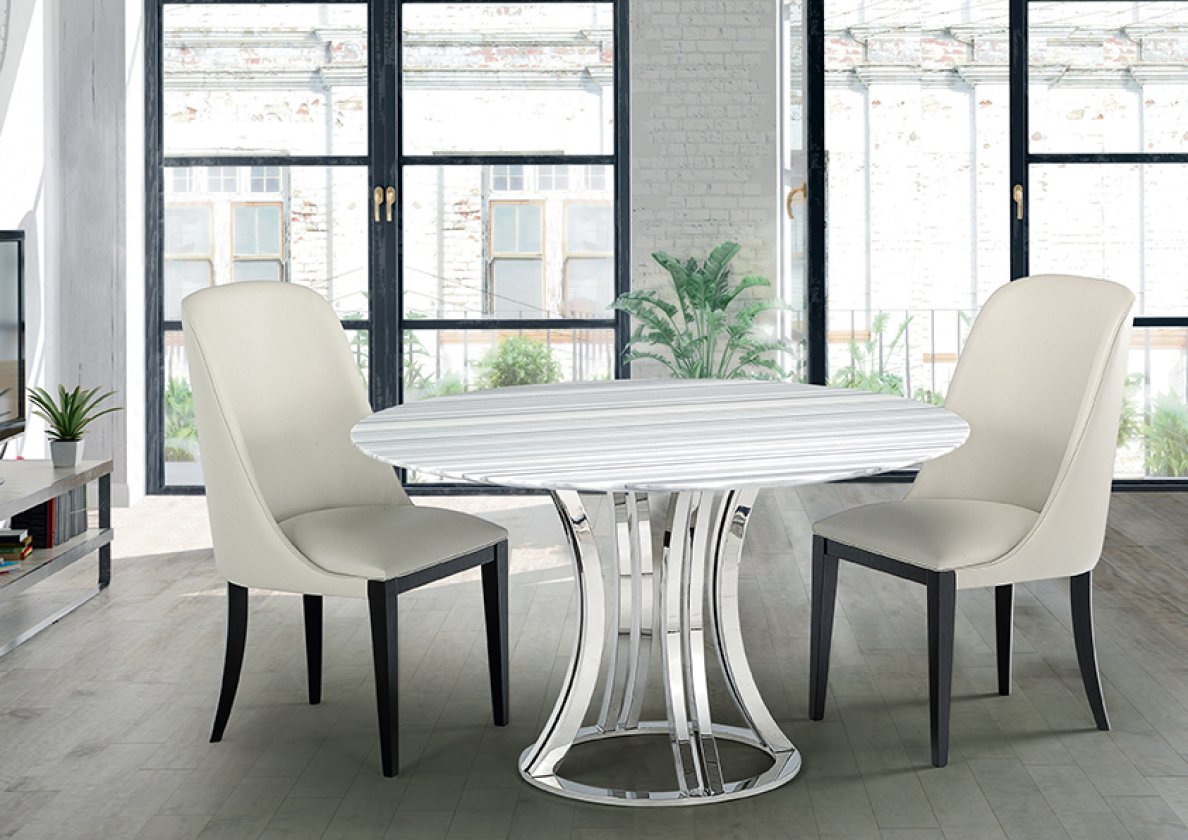 Stone International Aurora Round Dining Table