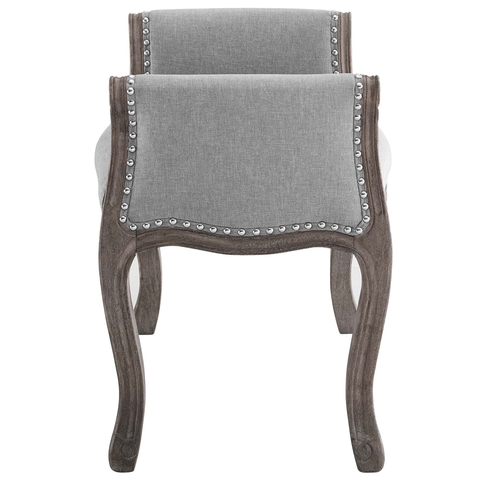Modway Avail Vintage French Upholstered Fabric Bench