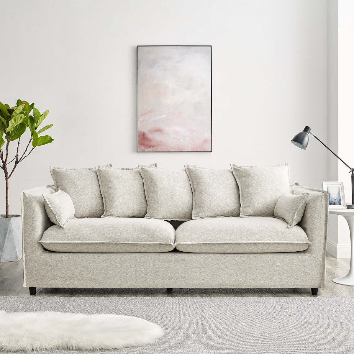 Modway Avalon Slipcover Fabric Sofa