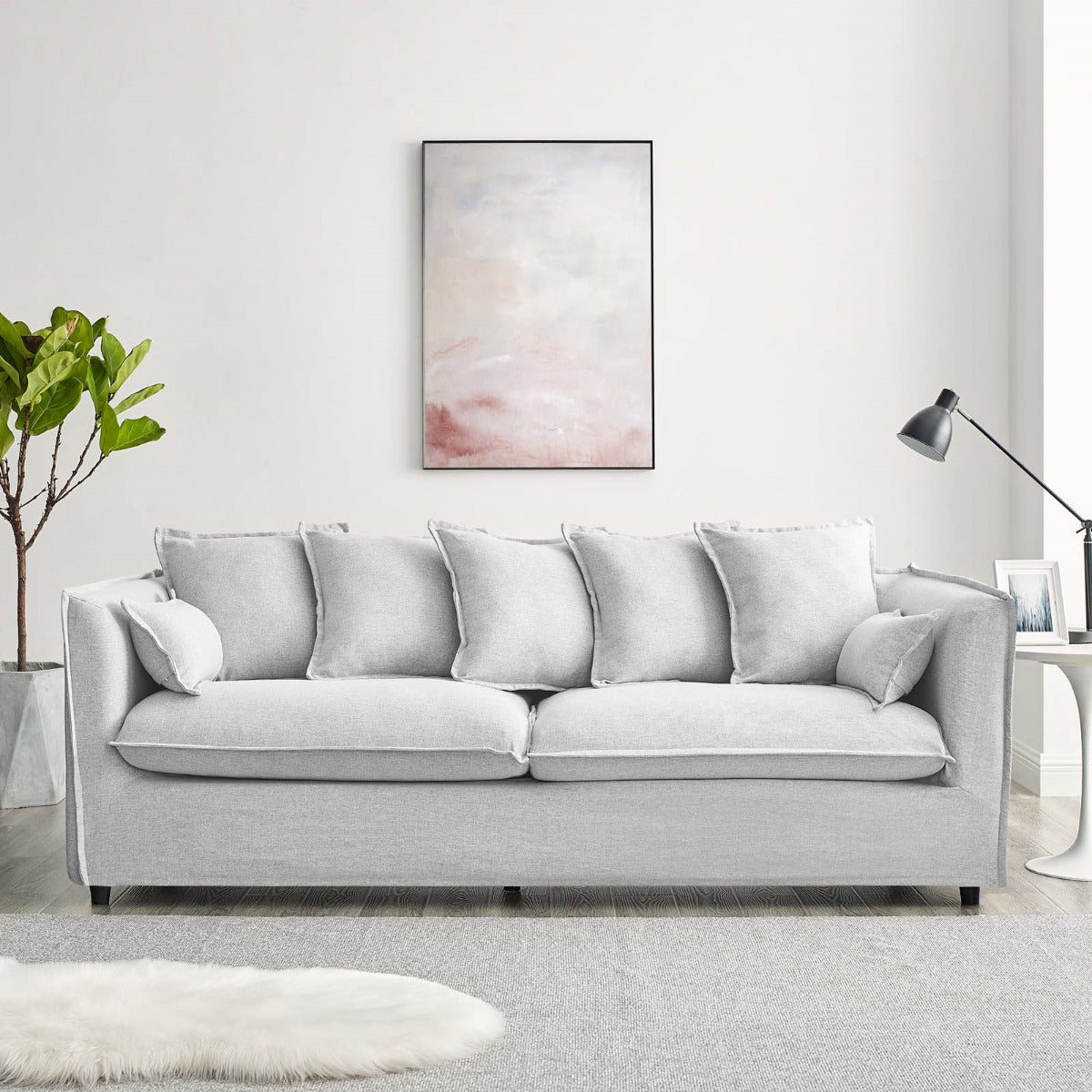 Modway Avalon Slipcover Fabric Sofa