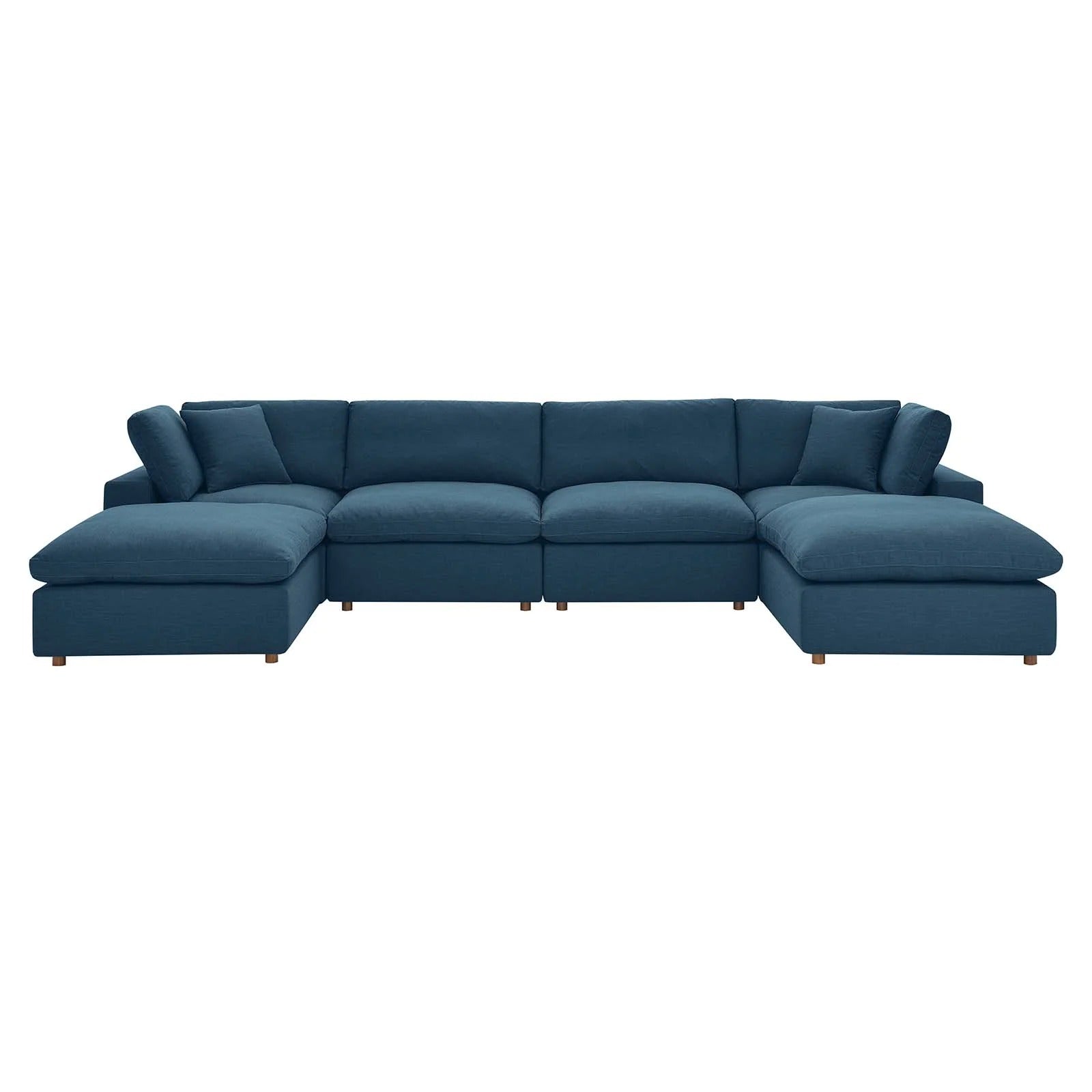 Modway Commix Down Filled Overstuffed 6-Piece Sectional Sofa