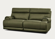 Baron Leather Loveseat with Recliners | Creative Furniture