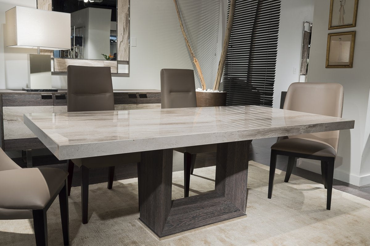 Stone International Blade Light Dining Table