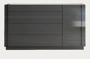 Braga Dresser in Grey High Gloss