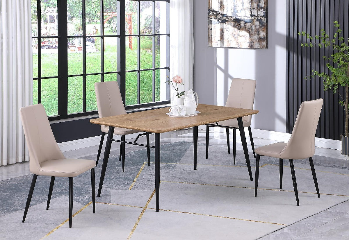 Chintaly 5-Piece Bridget Dining Room Set