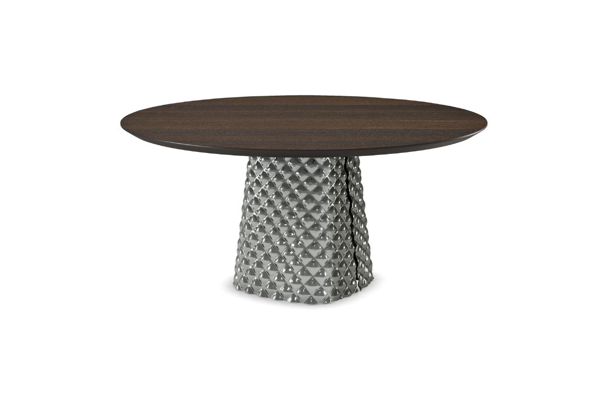 Atrium Wood Round Dining Table