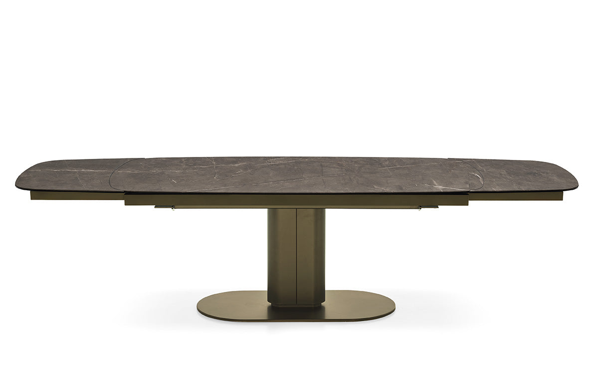 Calligaris Cameo 4124-S200 Modern Table with extensions and elliptical top | Quick Ship