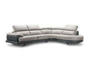 Cecile Sectional Right Arm Facing Chaise and Ottoman Set| Creative Furniture