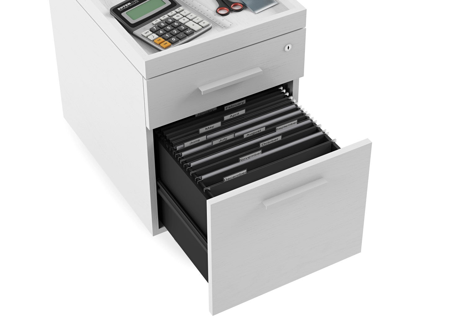 BDI Centro 6407 Mobile File Pedestal