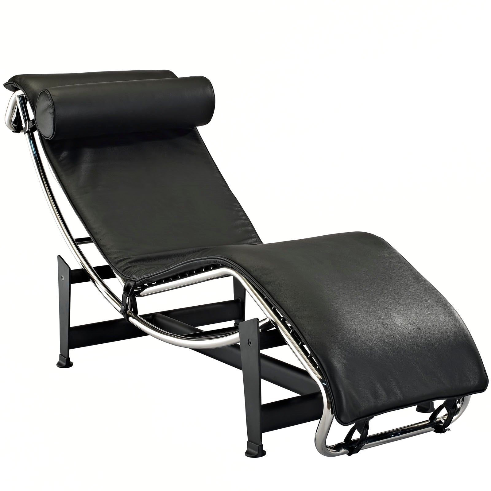 Modway Charles Leather Chaise Lounge