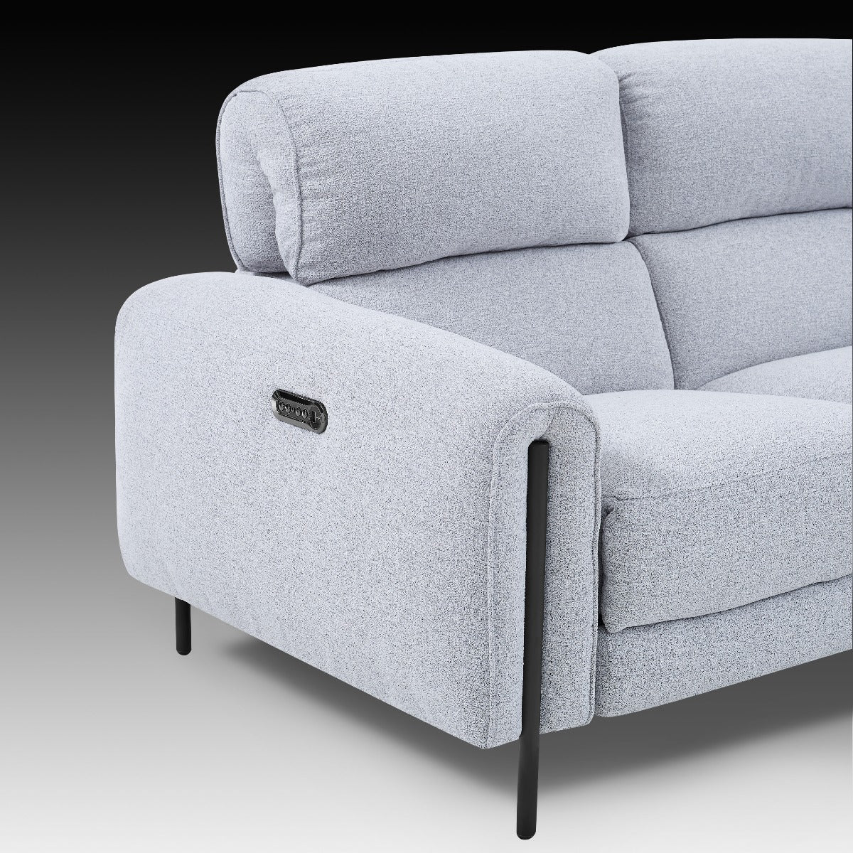 Charm Fabric Sofa with Two Recliners | Creative Furniture