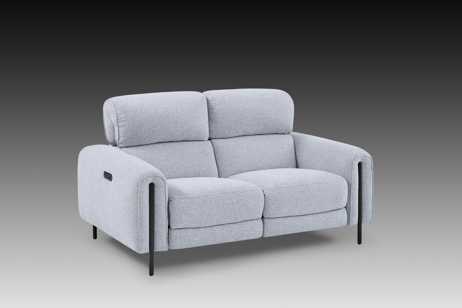 Charm Fabric Loveseat with Two Recliners | Creative Furniture