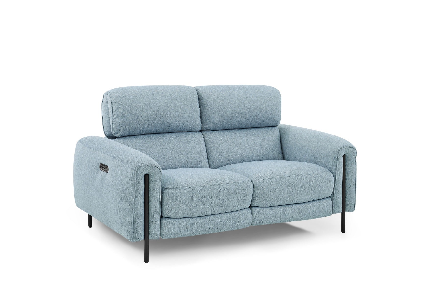Charm Fabric Loveseat with Two Recliners | Creative Furniture
