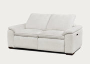 Cloudy Fabric Loveseat with Recliners | Creative Furniture