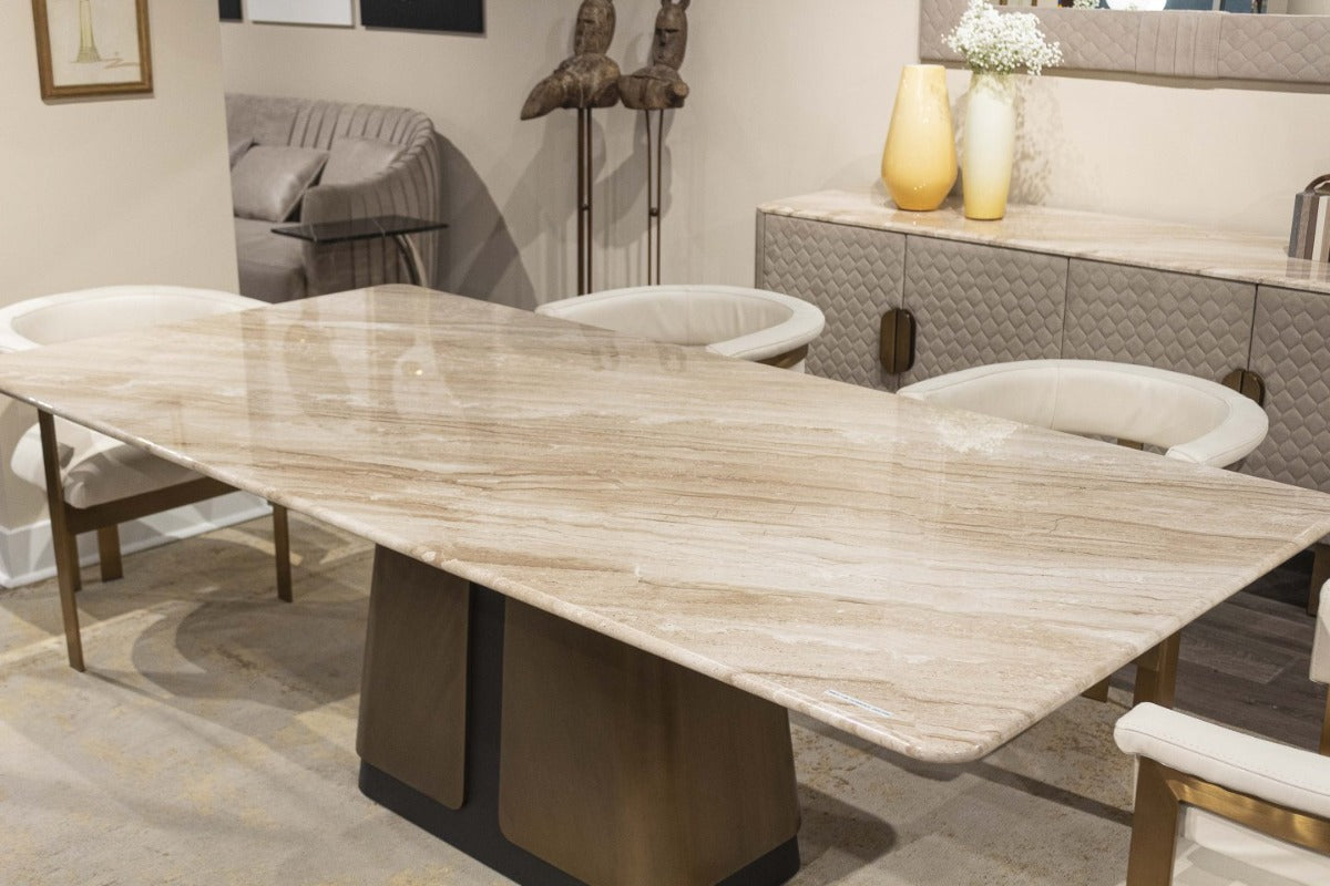 Stone International Compass Rectangular Dining Table