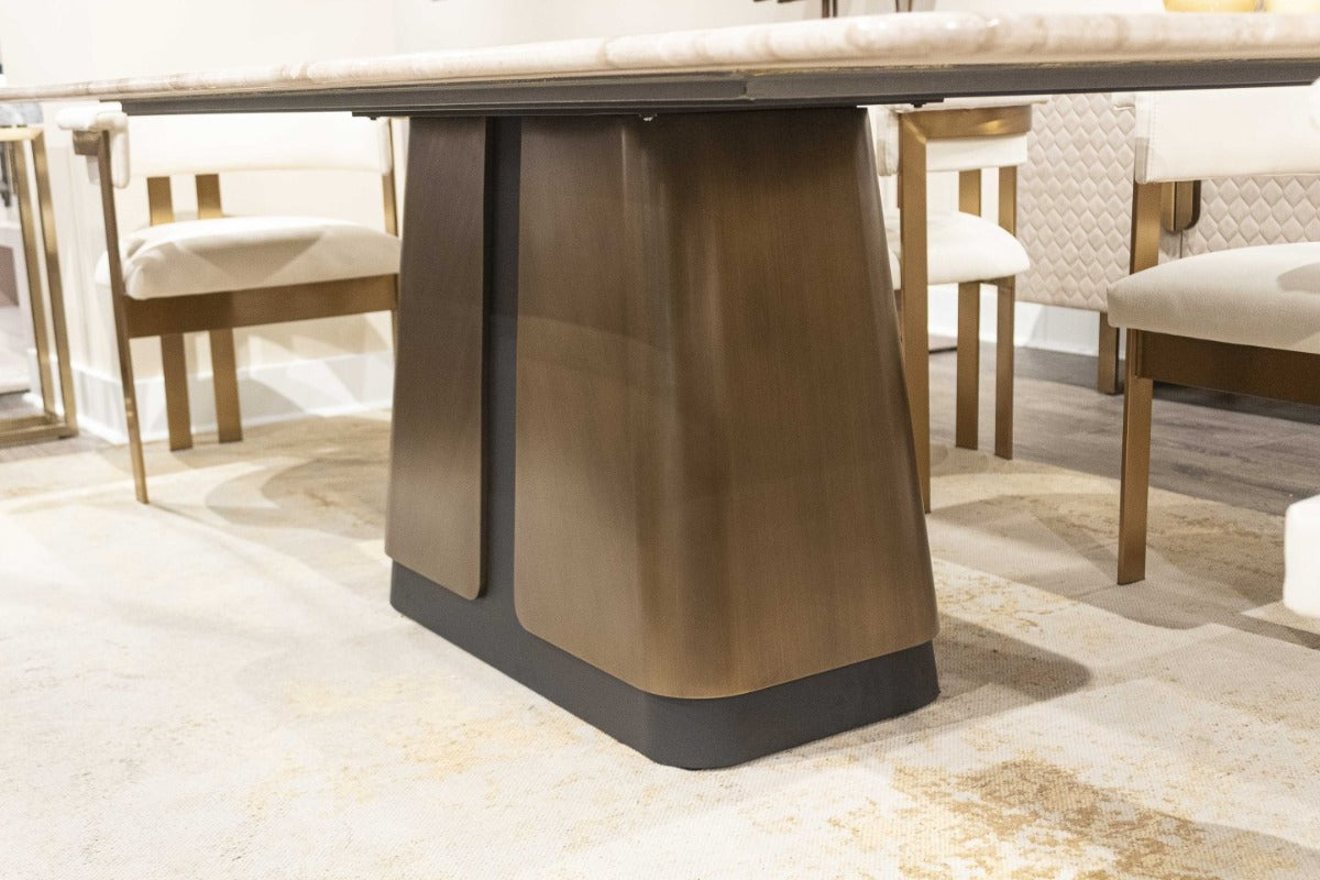 Stone International Compass Rectangular Dining Table