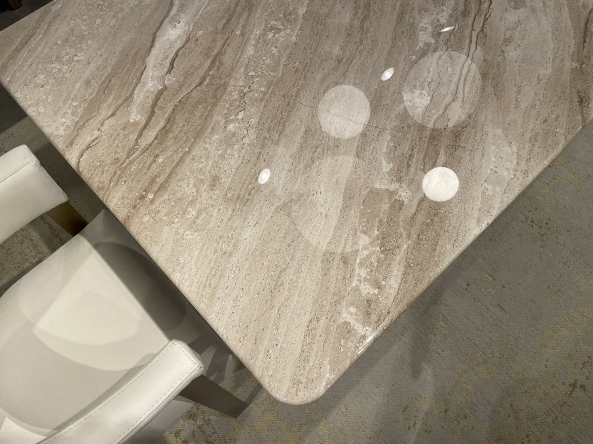 Stone International Compass Rectangular Dining Table