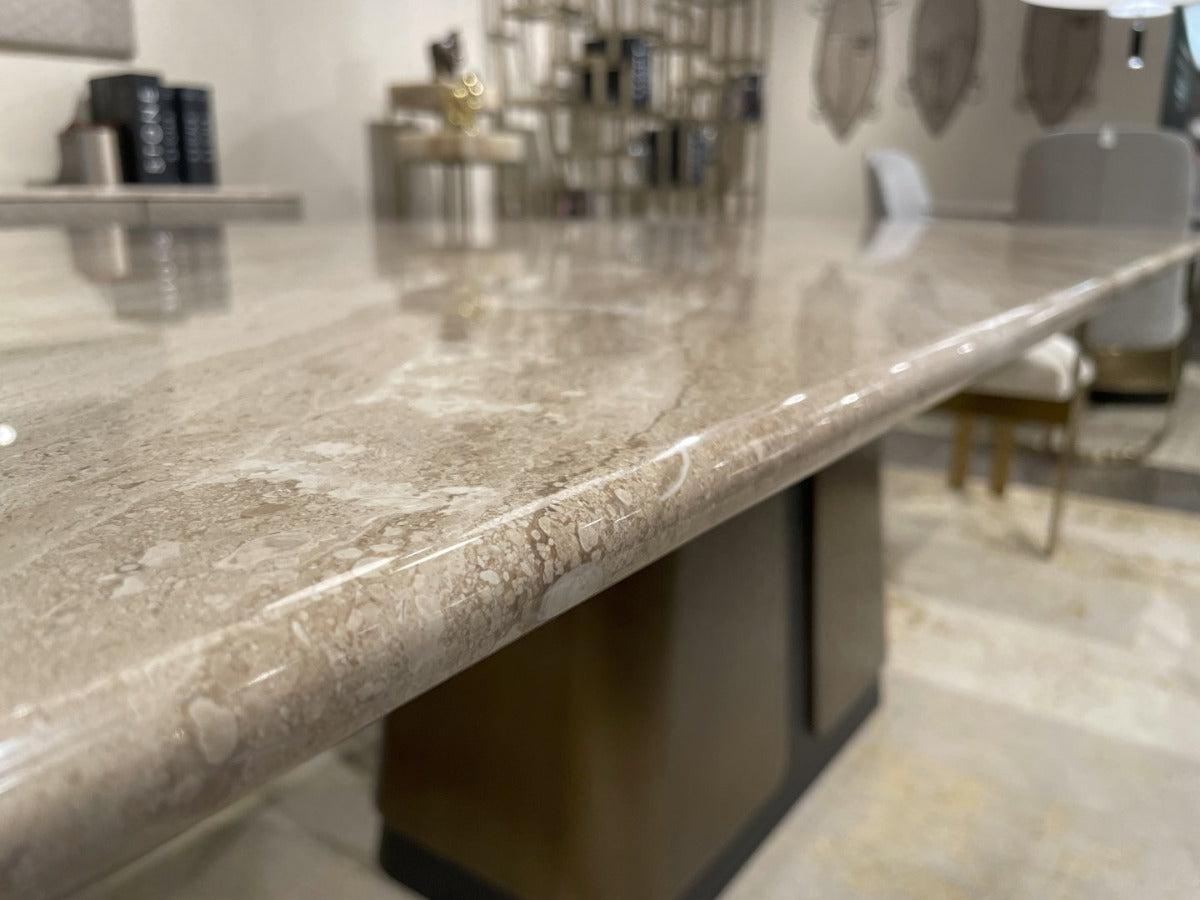 Stone International Compass Rectangular Dining Table