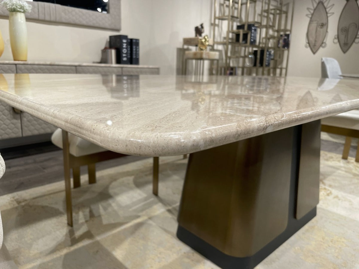 Stone International Compass Rectangular Dining Table
