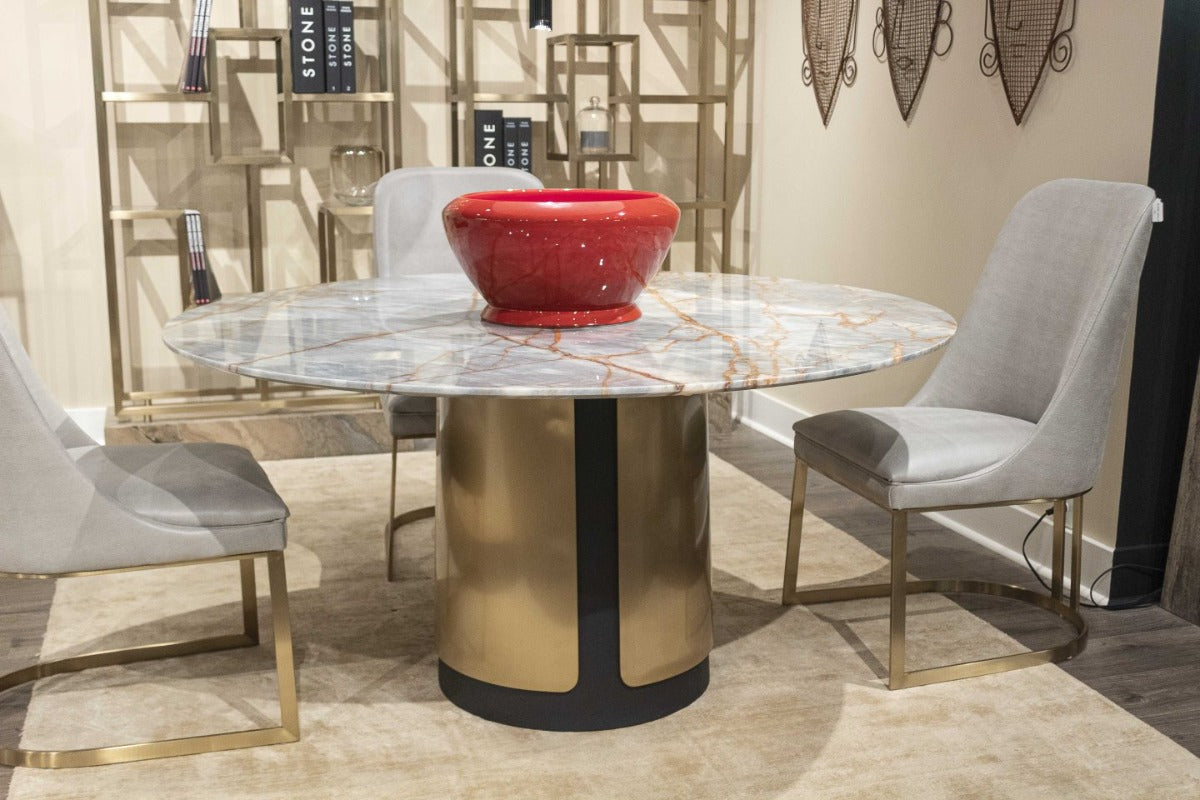 Stone International Compass Round Dining Table
