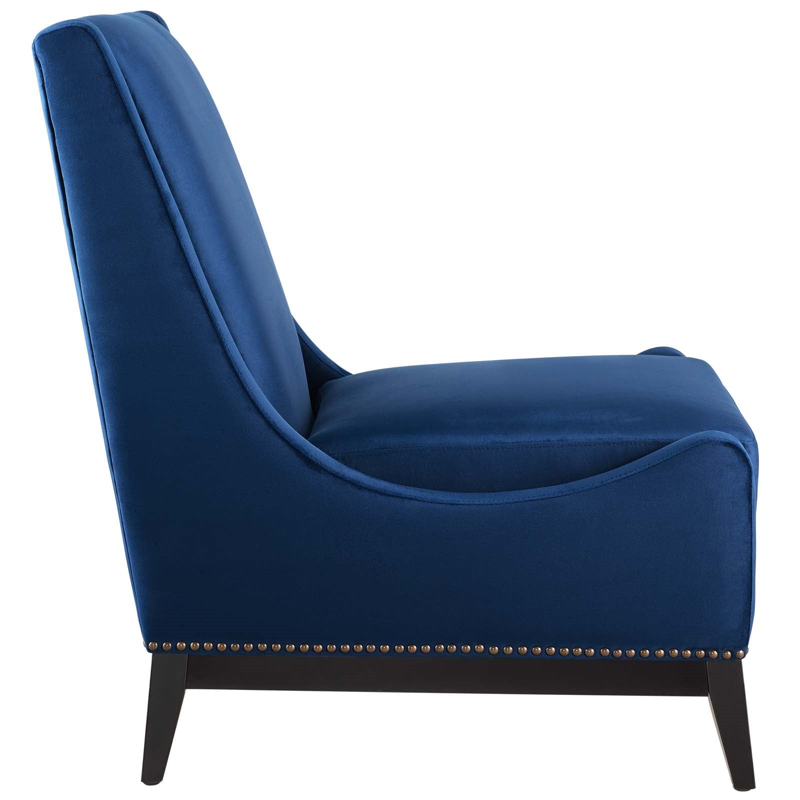 Modway Confident Accent Upholstered Performance Velvet Lounge Chair