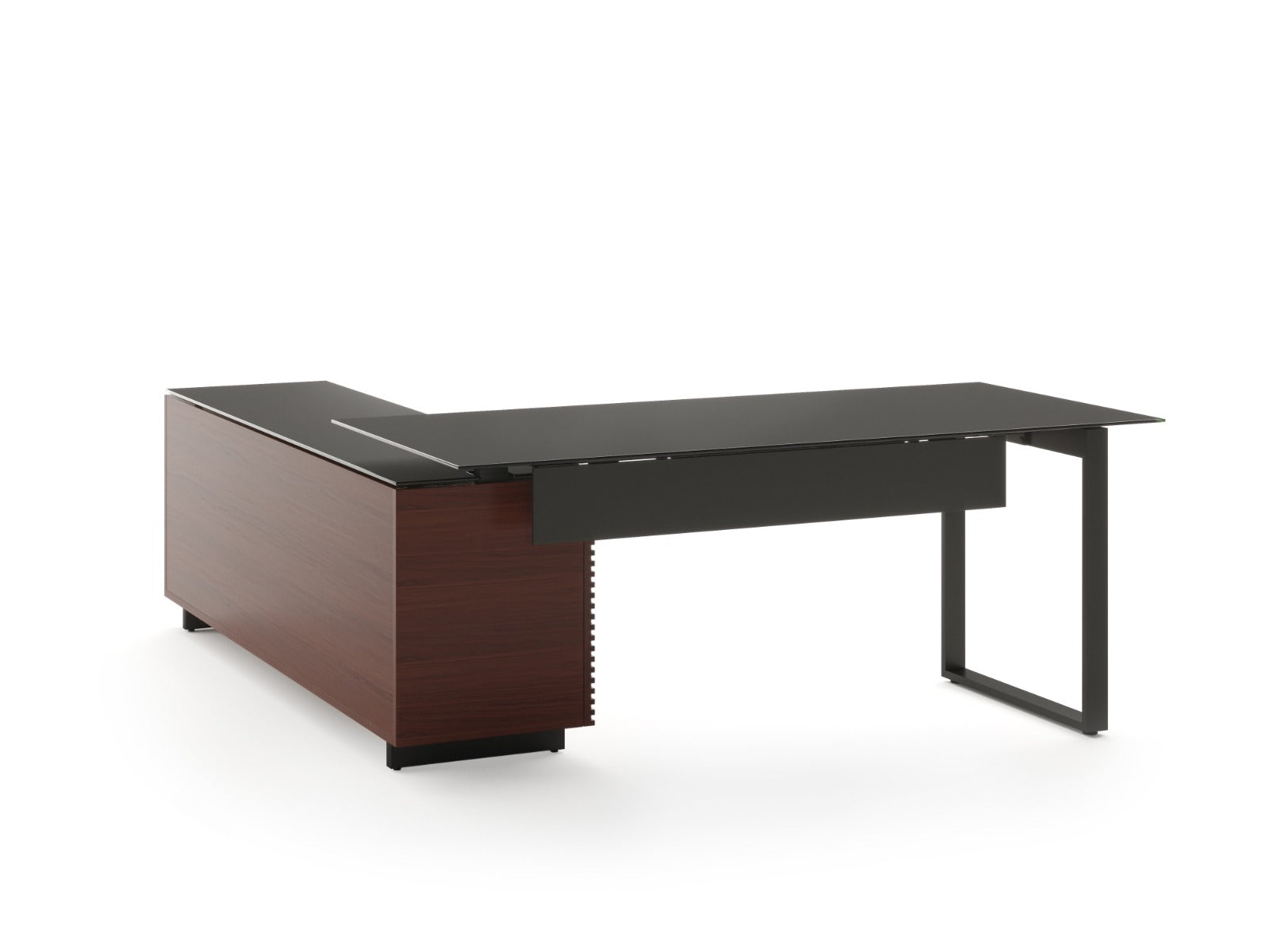 BDI Corridor 6531 Modern L-Shaped Executive Desk