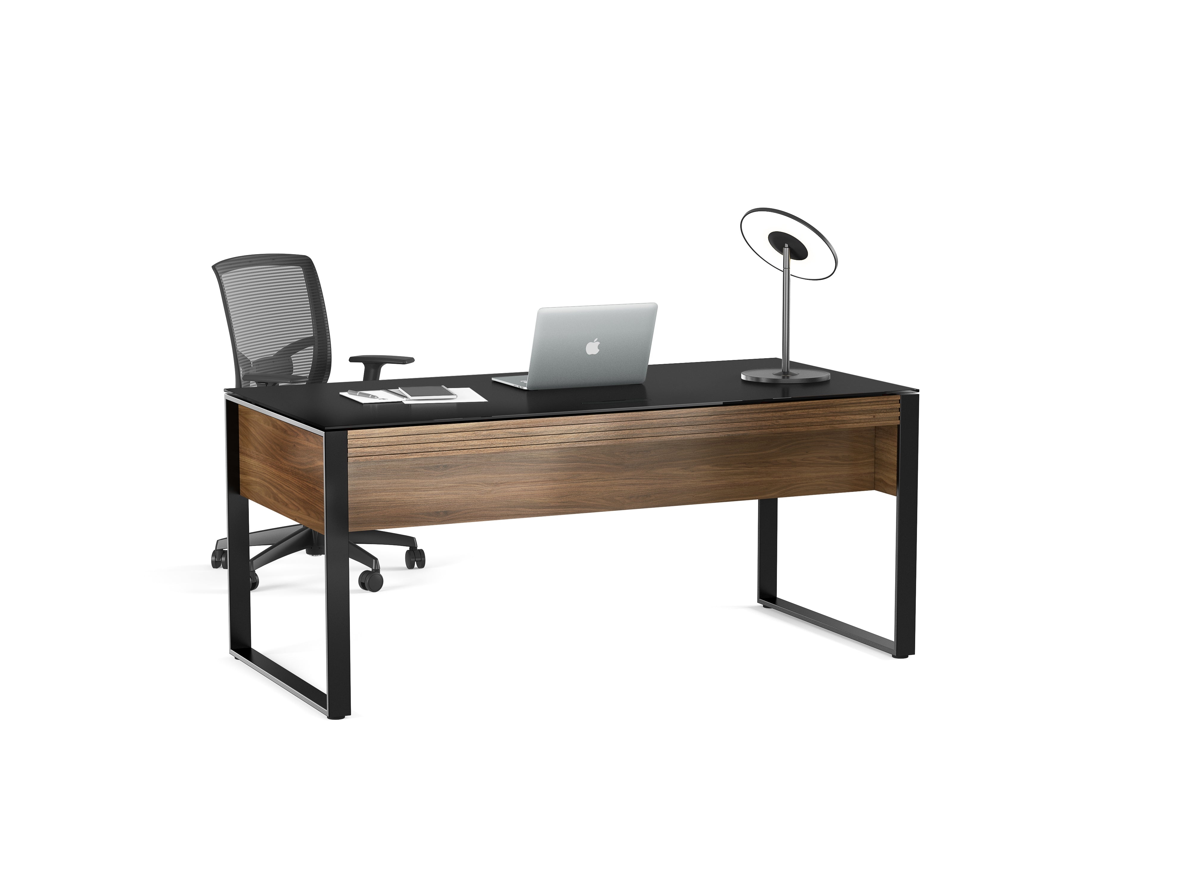 BDI Corridor 6521 Executive Desk, Natural Walnut