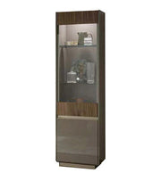 Corso Como 1-Door Curio Cabinet. Left | ALF Italian Furniture