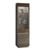 Corso Como 1-Door Curio Cabinet. Right | ALF Italian Furniture
