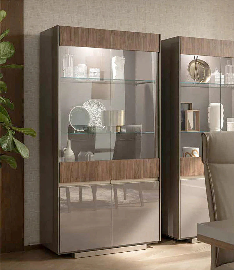 Corso Como 2-Door Curio Cabinet | ALF Italian Furniture
