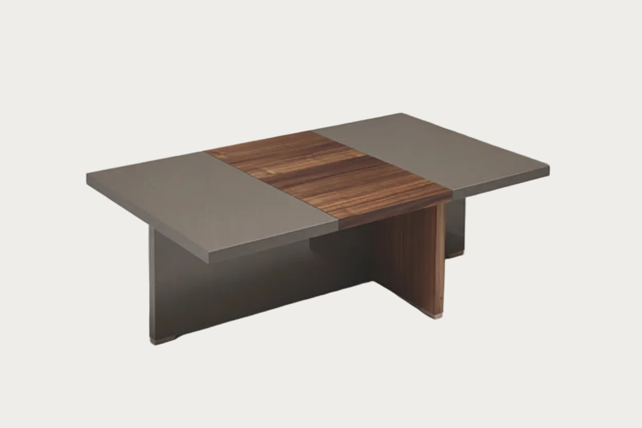 Corso Como Two-tone coffee table with on a white background.
