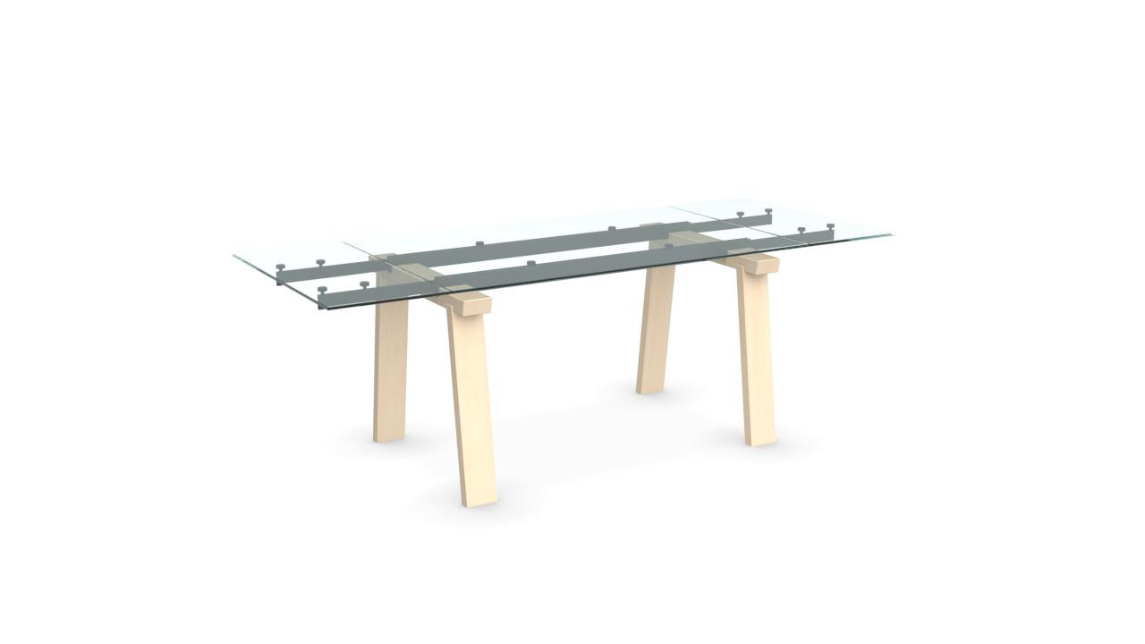 Calligaris Levante Extendable Dining Table, 55" Wide