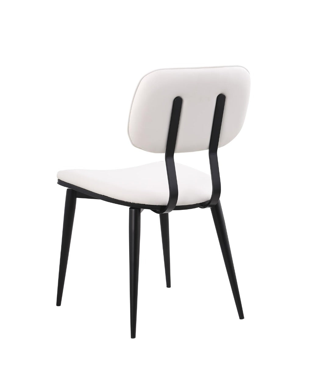 Chintaly Daphne Modern Side Chair, White
