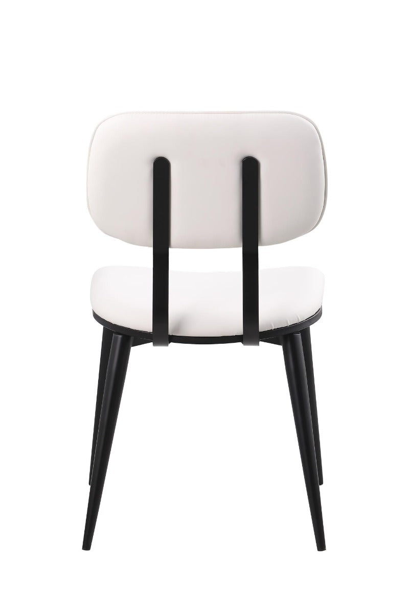 Chintaly Daphne Modern Side Chair, White