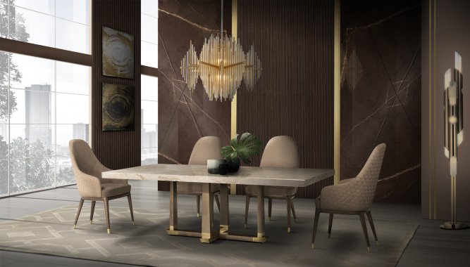 Stone International Daytona Rectangular Dining Table