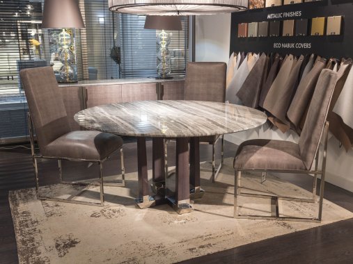 Stone International Daytona Round Dining Table
