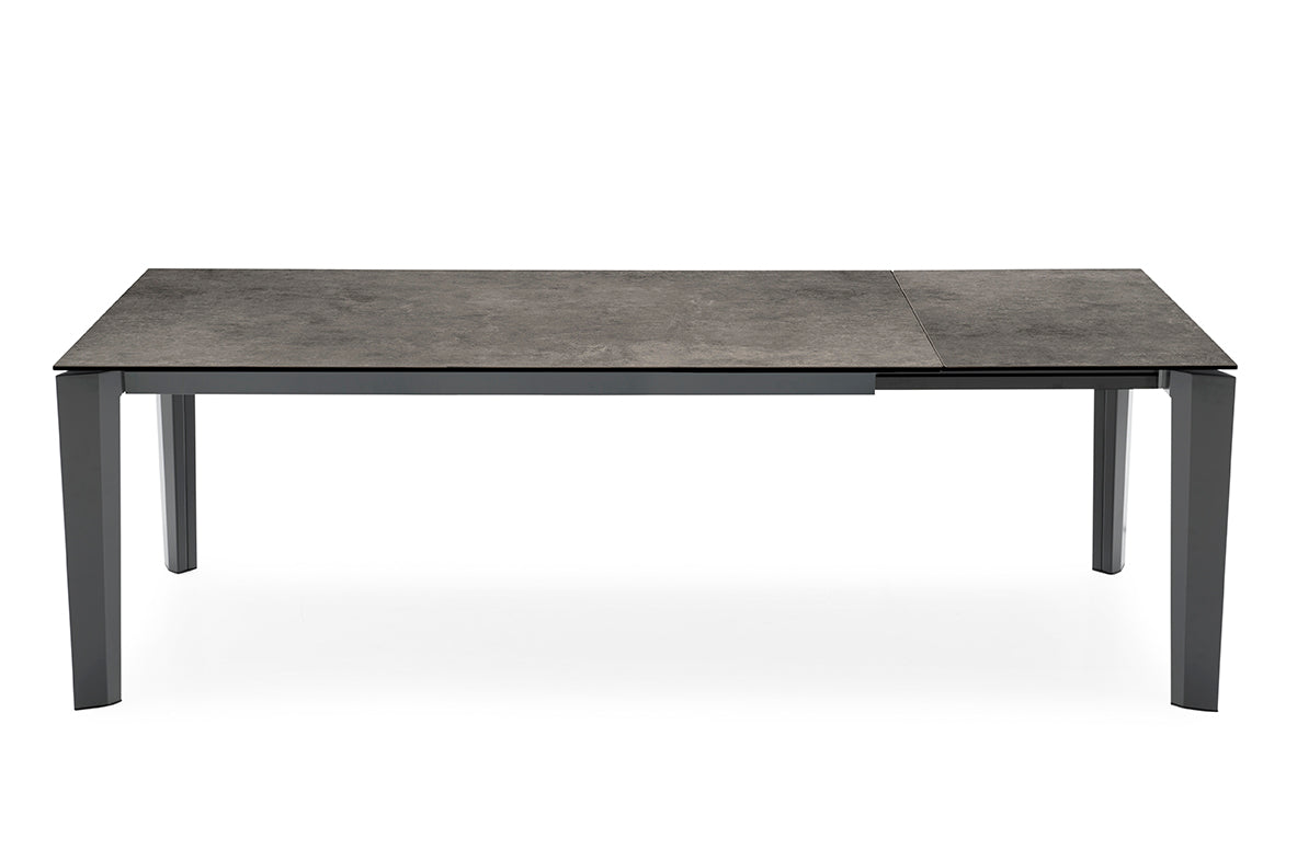 Calligaris Delta CS-4097-R160 Table With Rectangular Extendible Top And Metal Legs