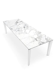 Calligaris Delta CS-4097-R220 Table With Rectangular Extendible Top And Metal Legs