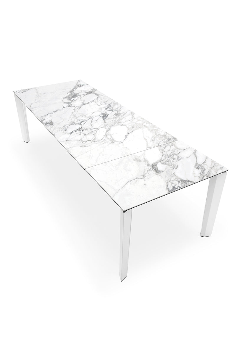 Calligaris Delta CS-4097-R220 Table With Rectangular Extendible Top And Metal Legs
