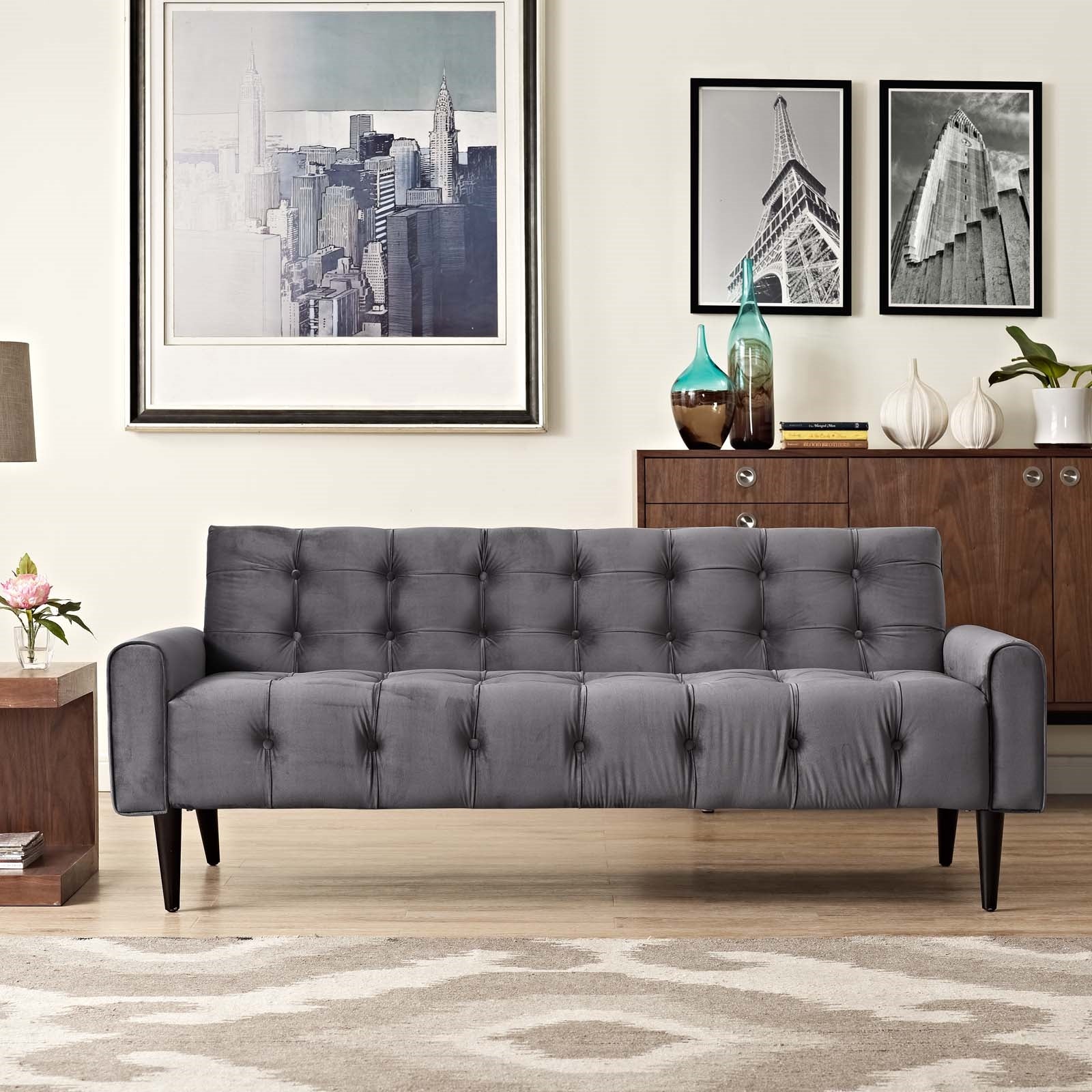 Modway Delve Performance Velvet Sofa