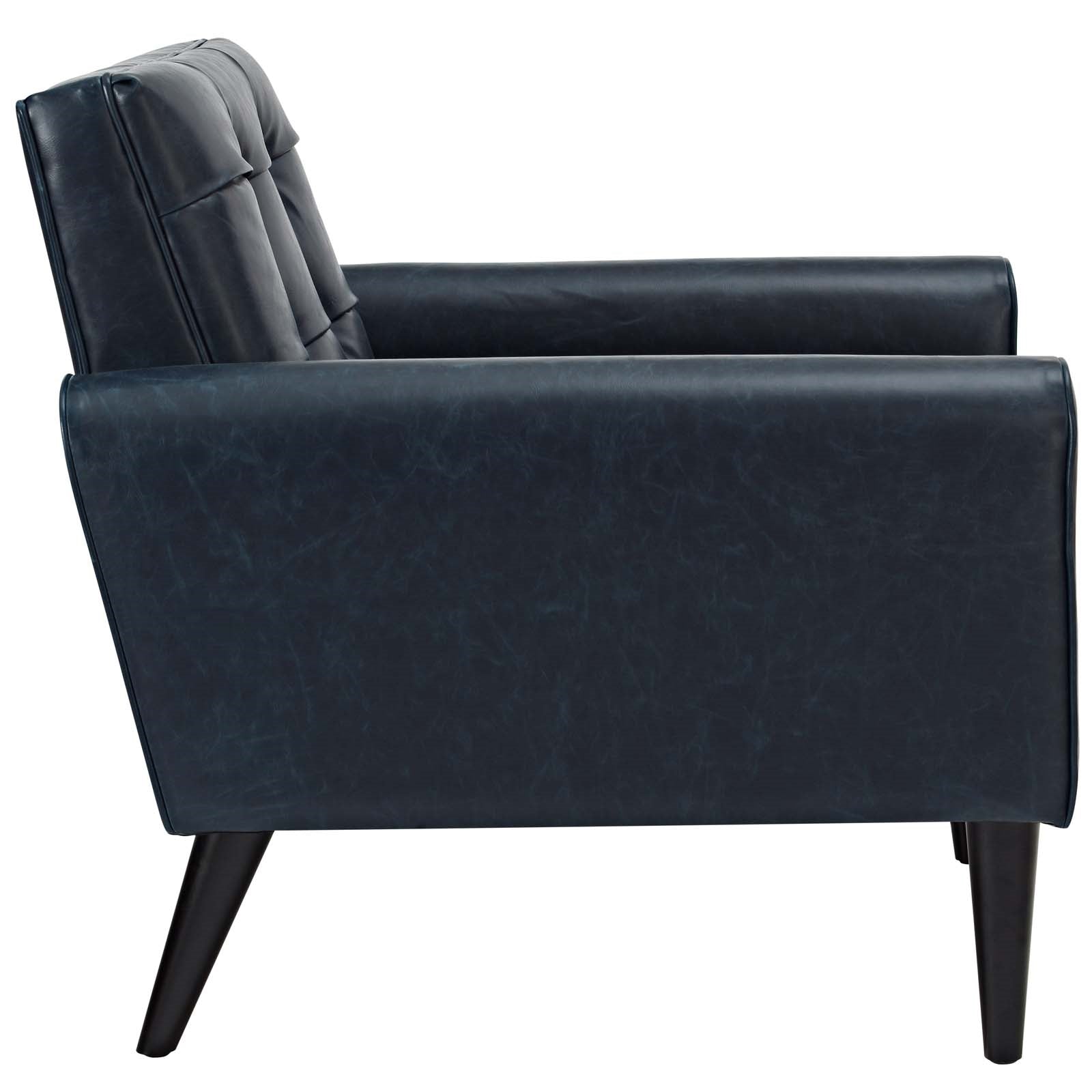 Modway Delve Upholstered Vinyl Accent Chair