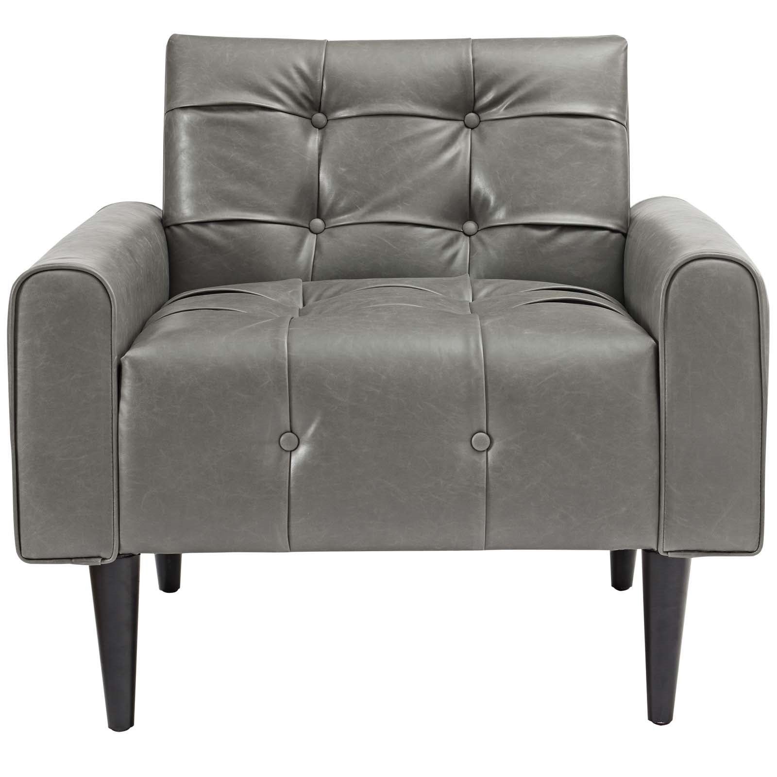 Modway Delve Upholstered Vinyl Accent Chair